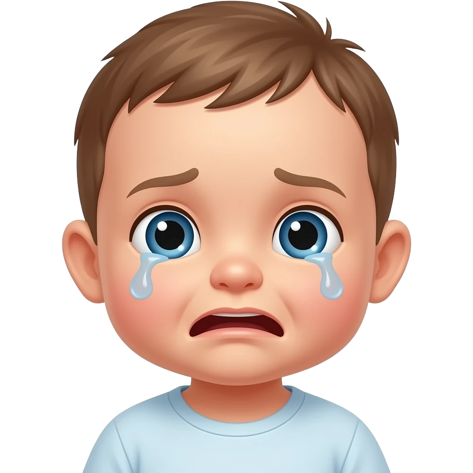 baby crying emoji