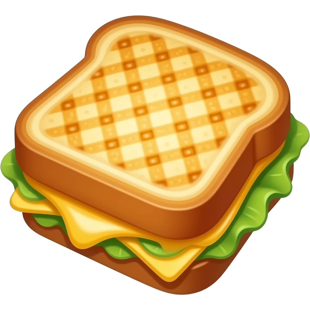 toy grilled cheese emoji