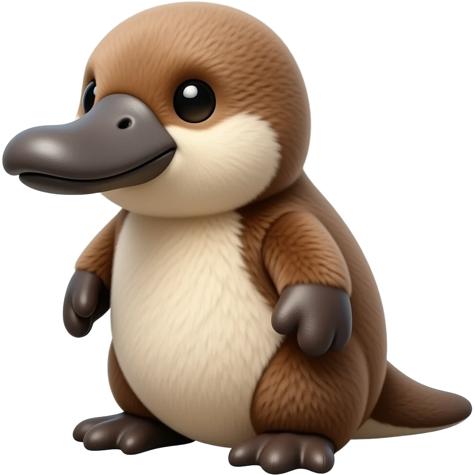 duck billed platypus stuffed animal emoji