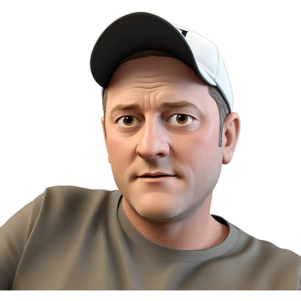 guy in baseball cap emoji
