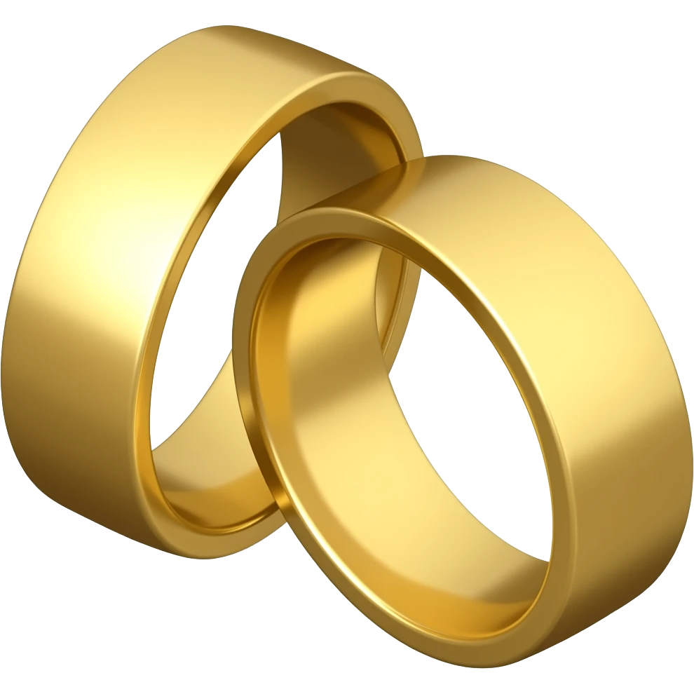 both rings golden emoji