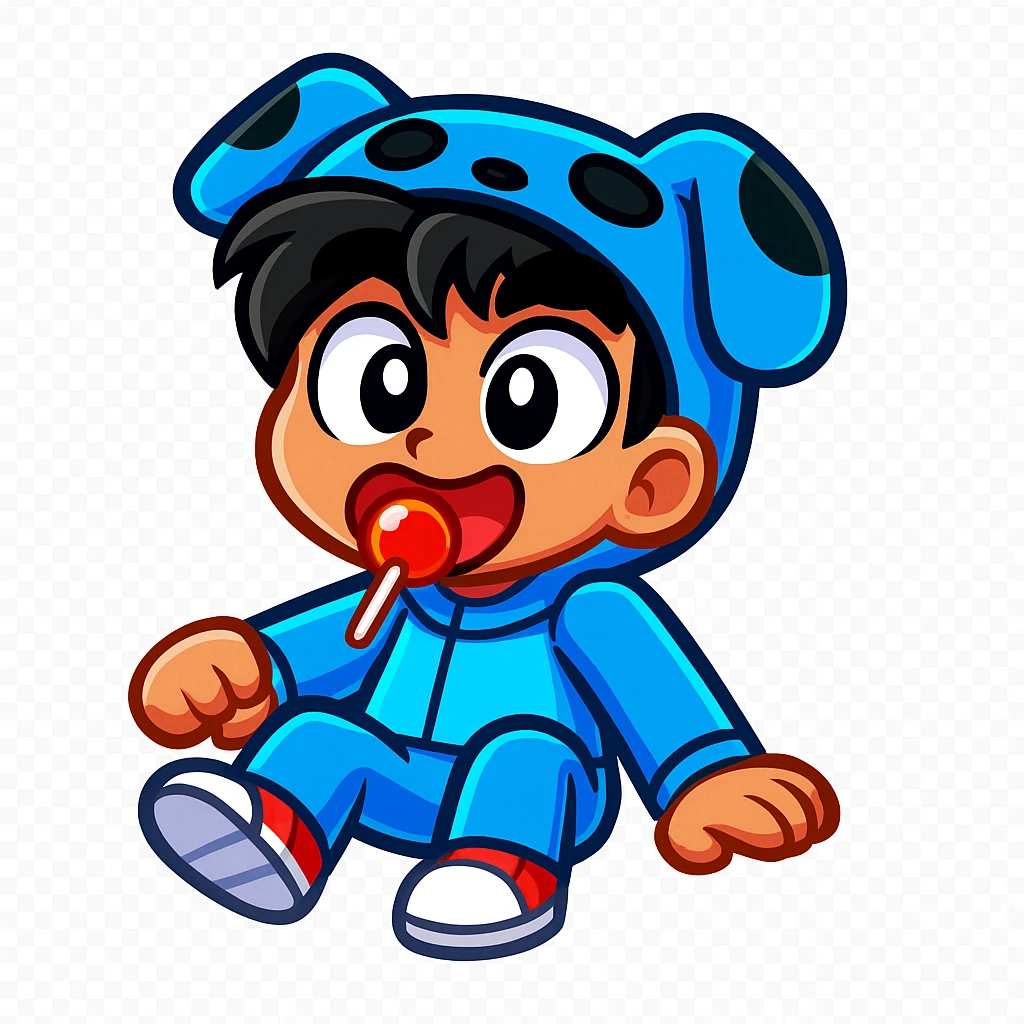 Extract the character from the background, including the clothes and accessories they are wearing, and place on a transparent background. Keep the original style and appearance exactly the same. and separately give me the picture

 emoji