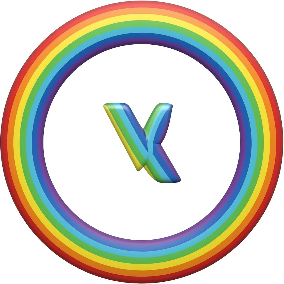 Canva logo in neon blue in 3d style with all colors of the rainbow as a border outlined around each letter, isolated, 3d rendering, no emoji icons no emoji faces and must have no human figures emoji