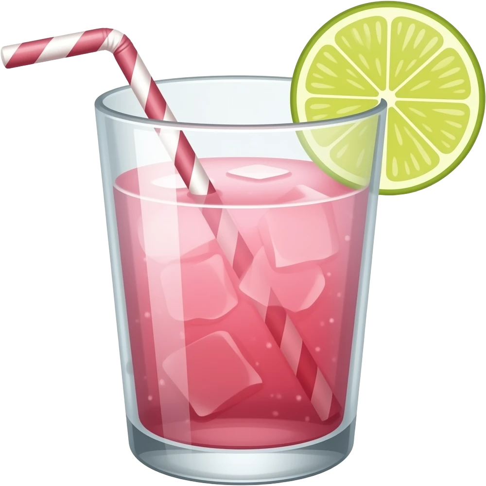 Pink lemonade emoji