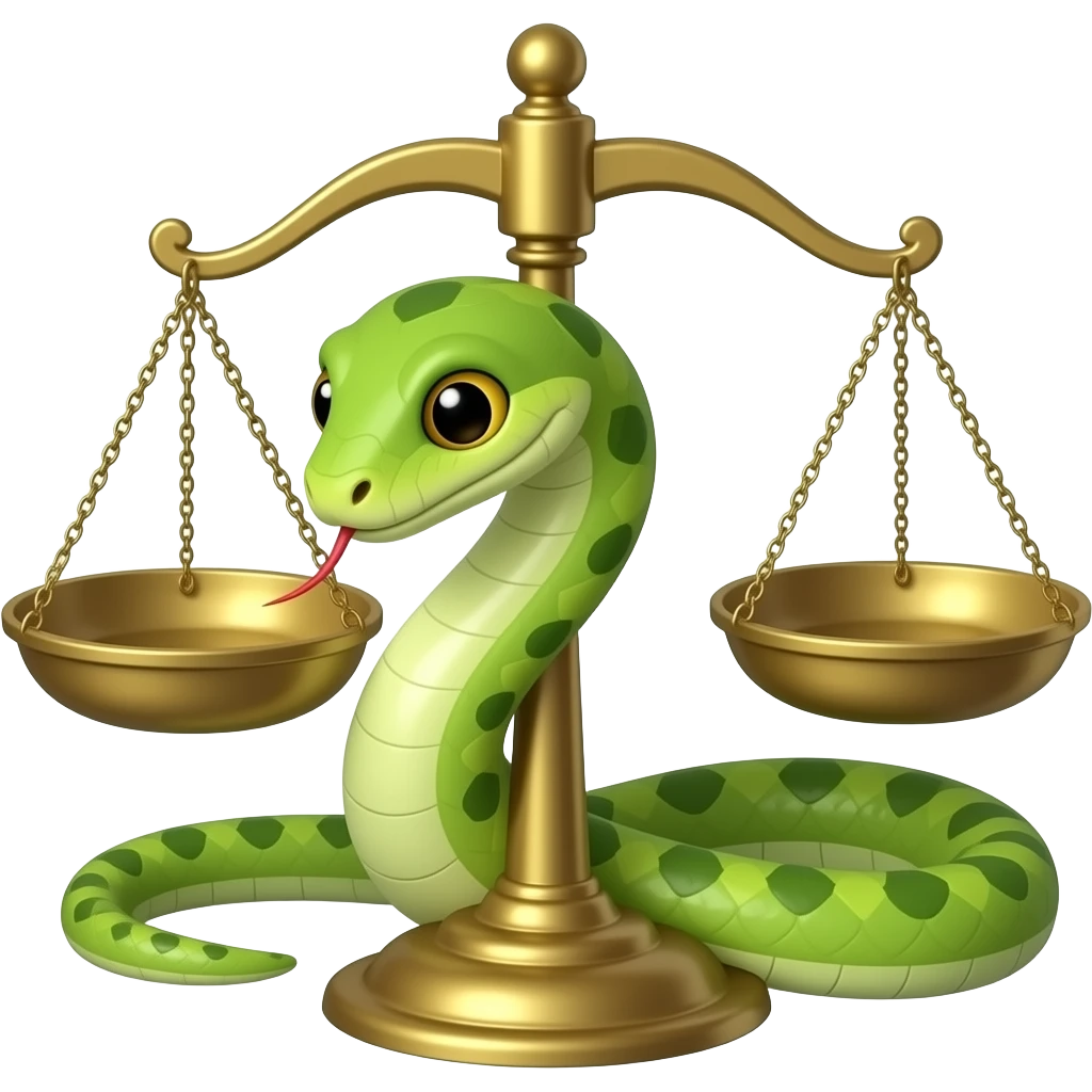 ⚖️🐍 emoji