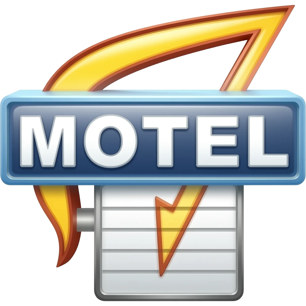 motel sign emoji