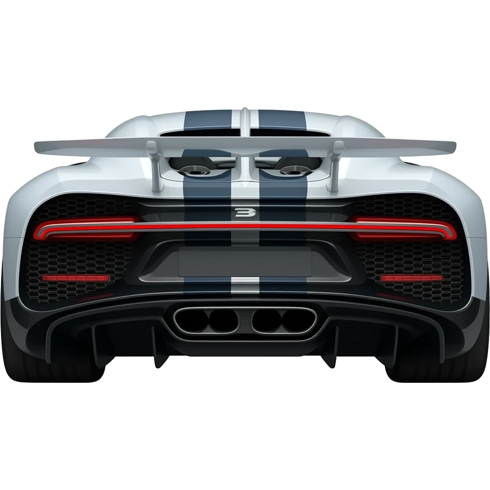 Buggati bolide back view emoji
