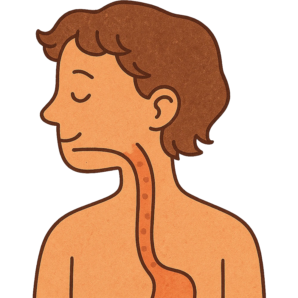 head with esophagus emoji