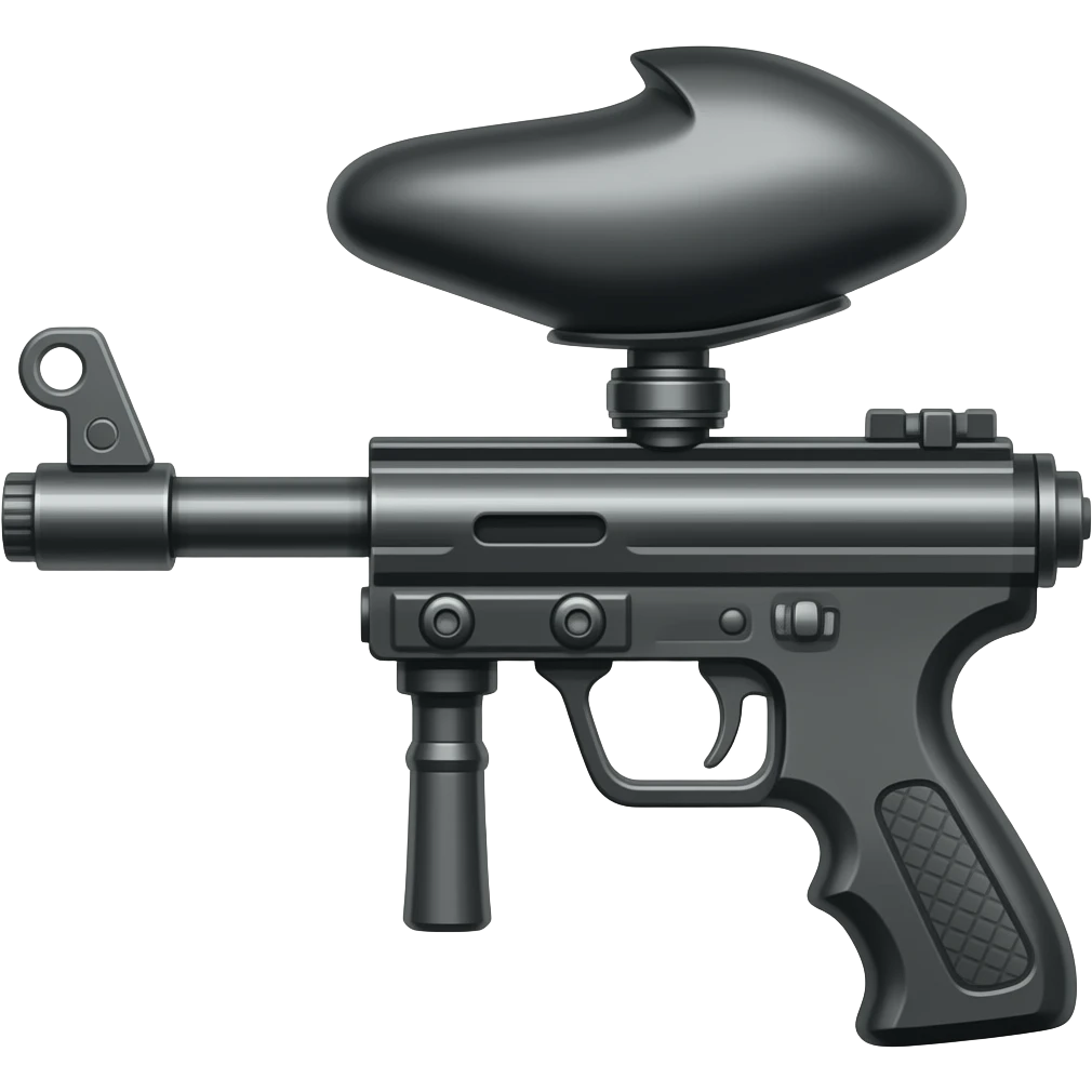 Electronic paintball emoji