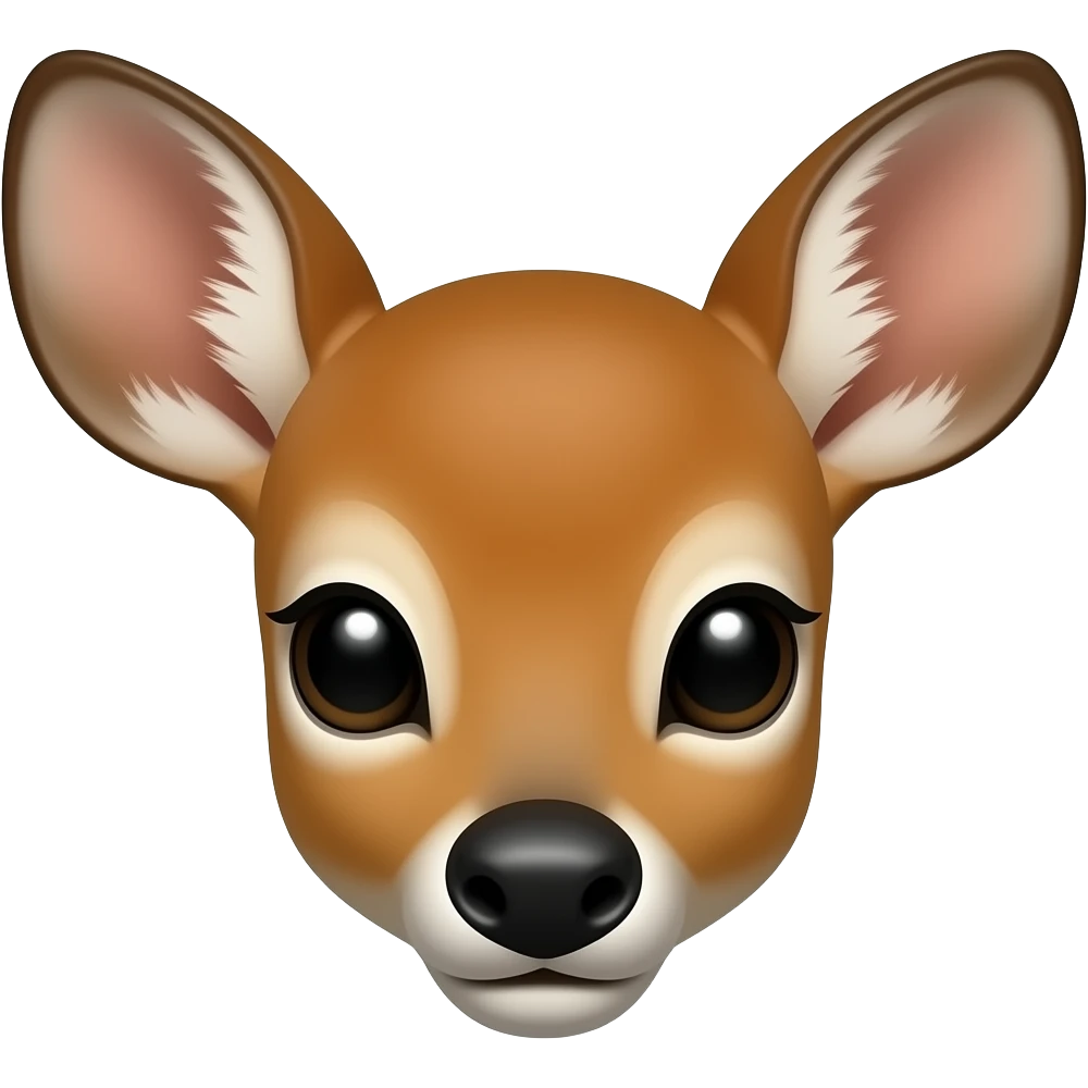 fawn head emoji
