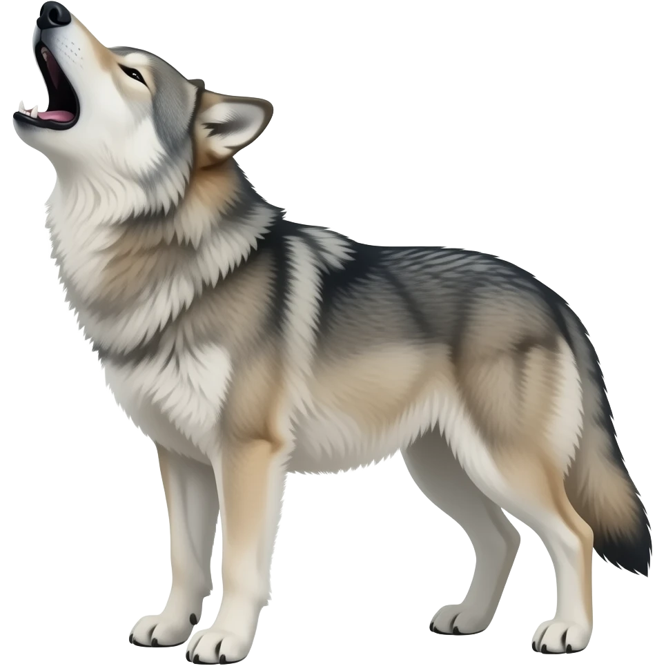 It stopped howling emoji