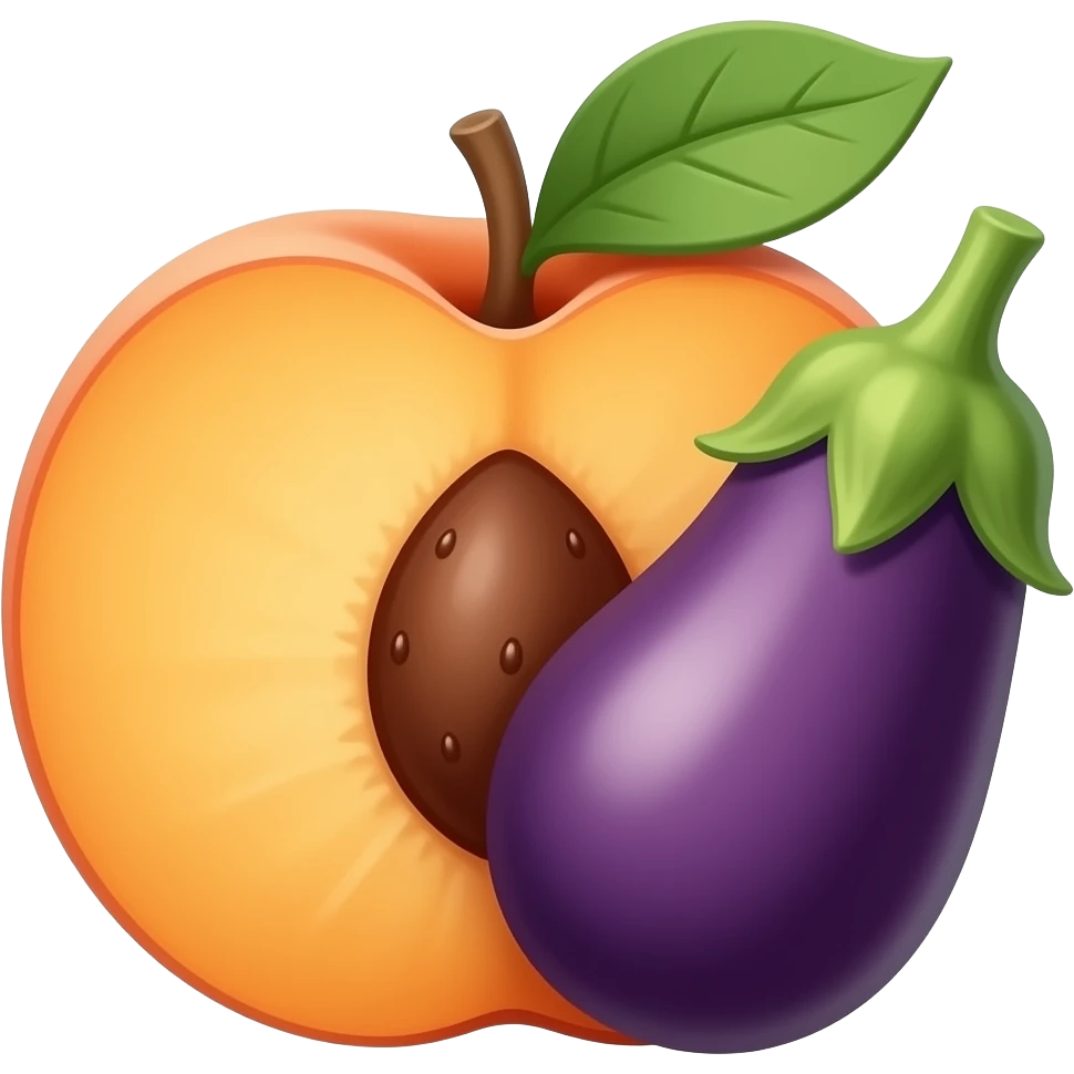 🍑🍆 combine emoji