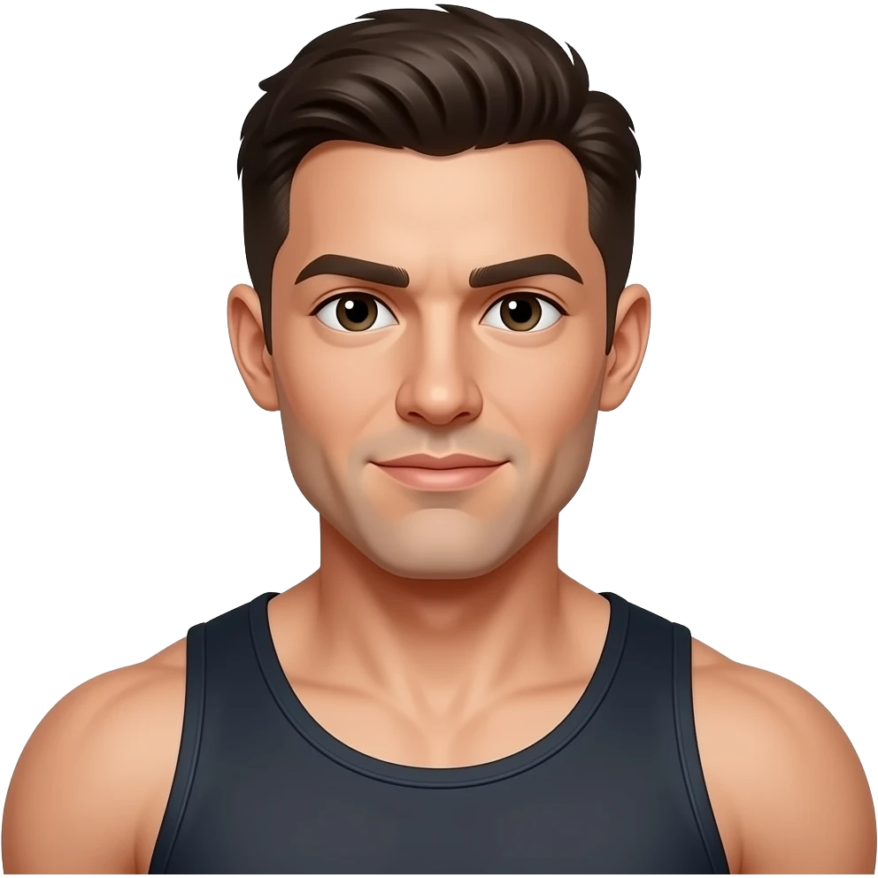 Gym bro leg day (muscle group close up) emoji