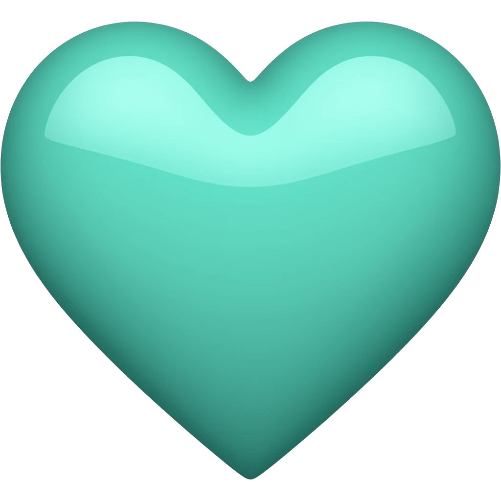 Sea green heart copy emoji for instagram bio emoji