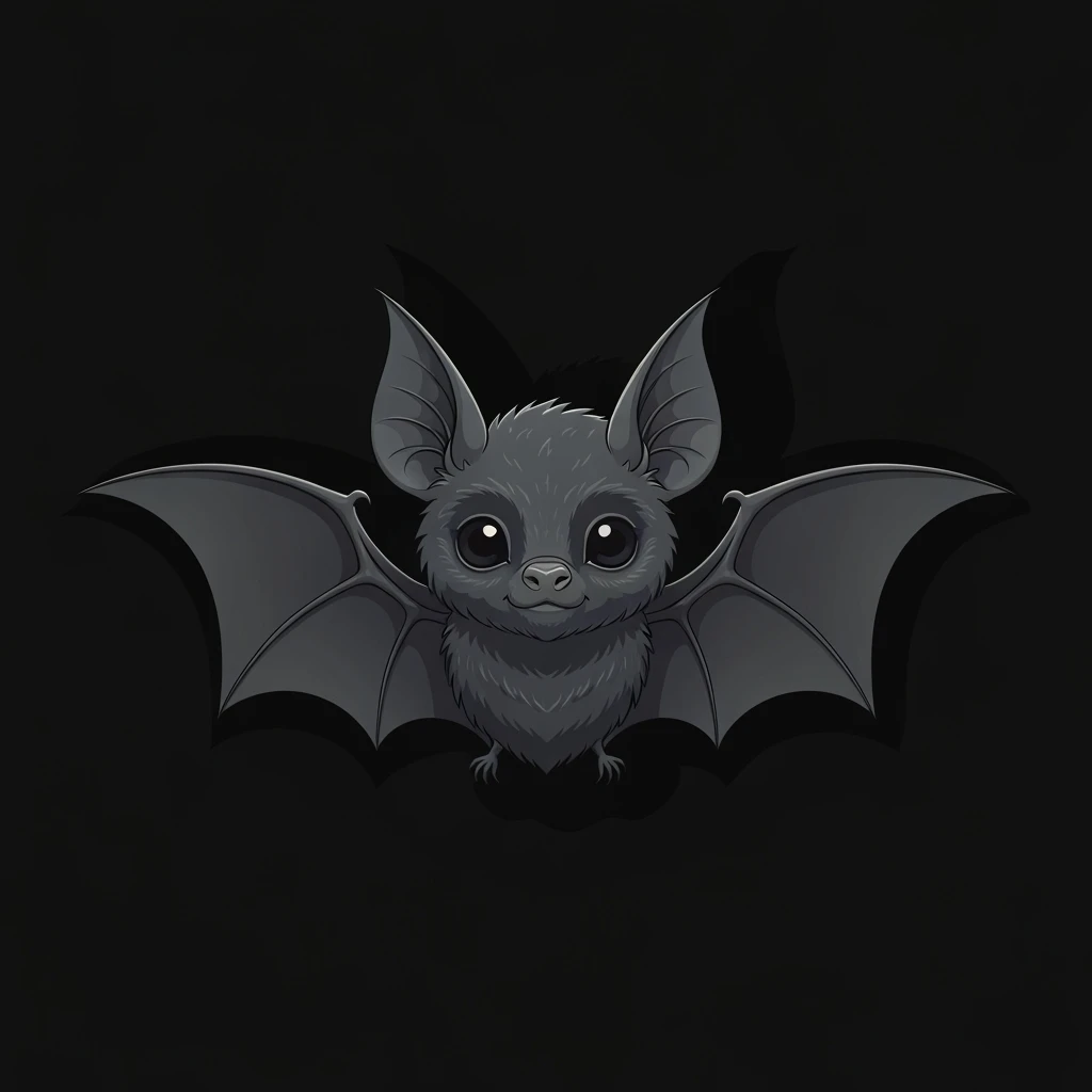 goth bat, cute, expressive, minimal emoji