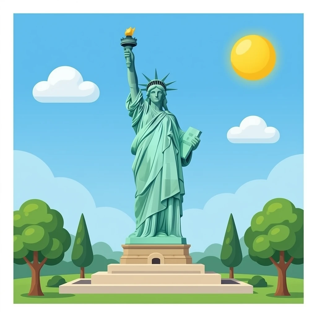 the Statue of Liberty full emoji