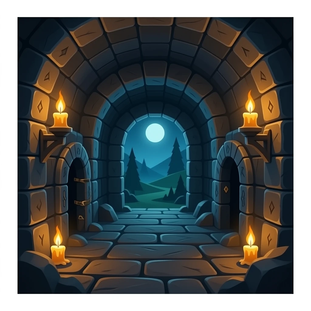 dongeon for an RPG game emoji