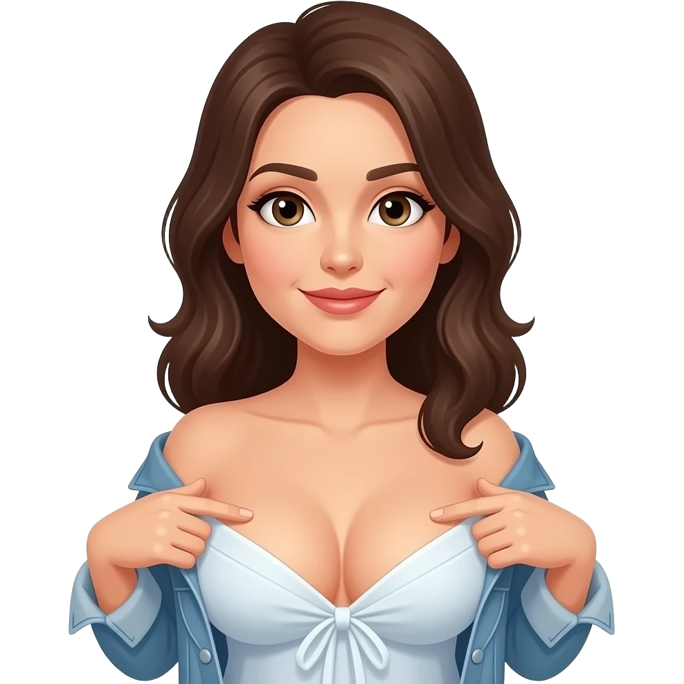 big titty shrug idk emoji