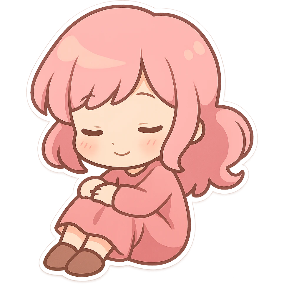 remove background, pink emoji