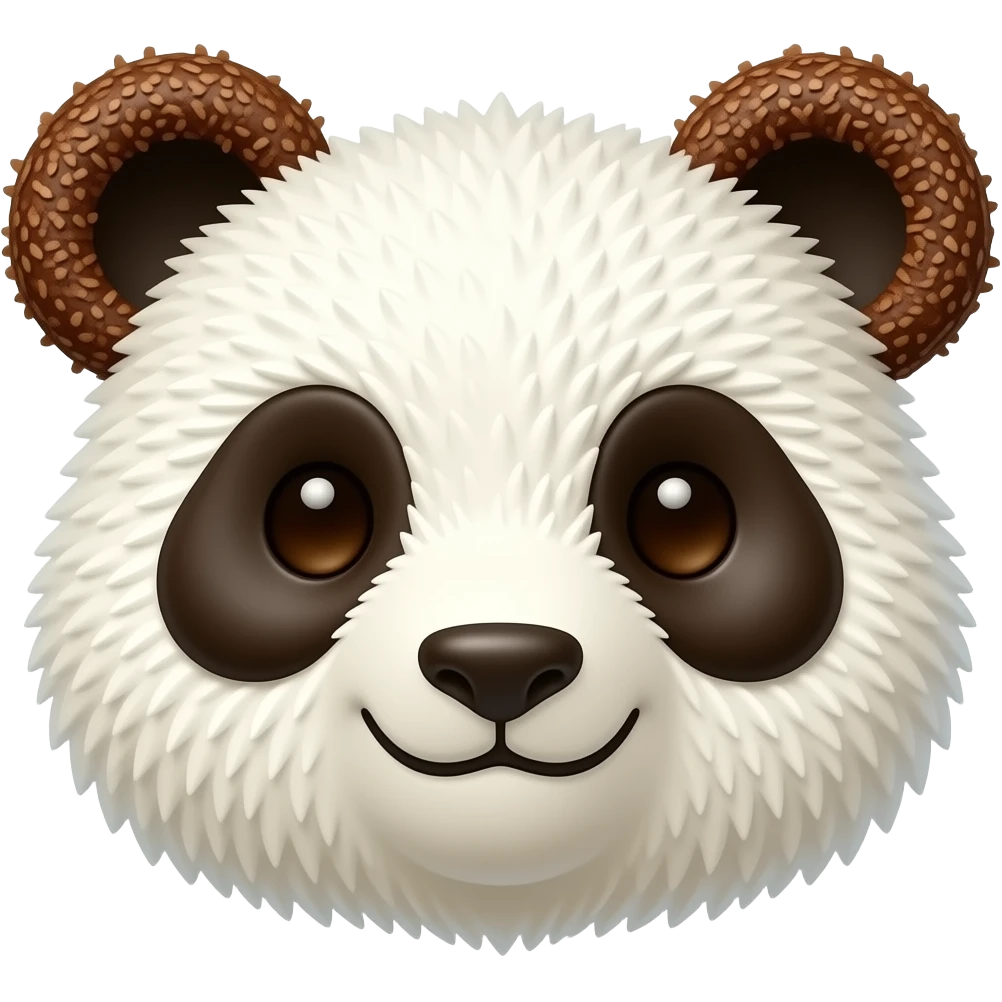 panda cake emoji