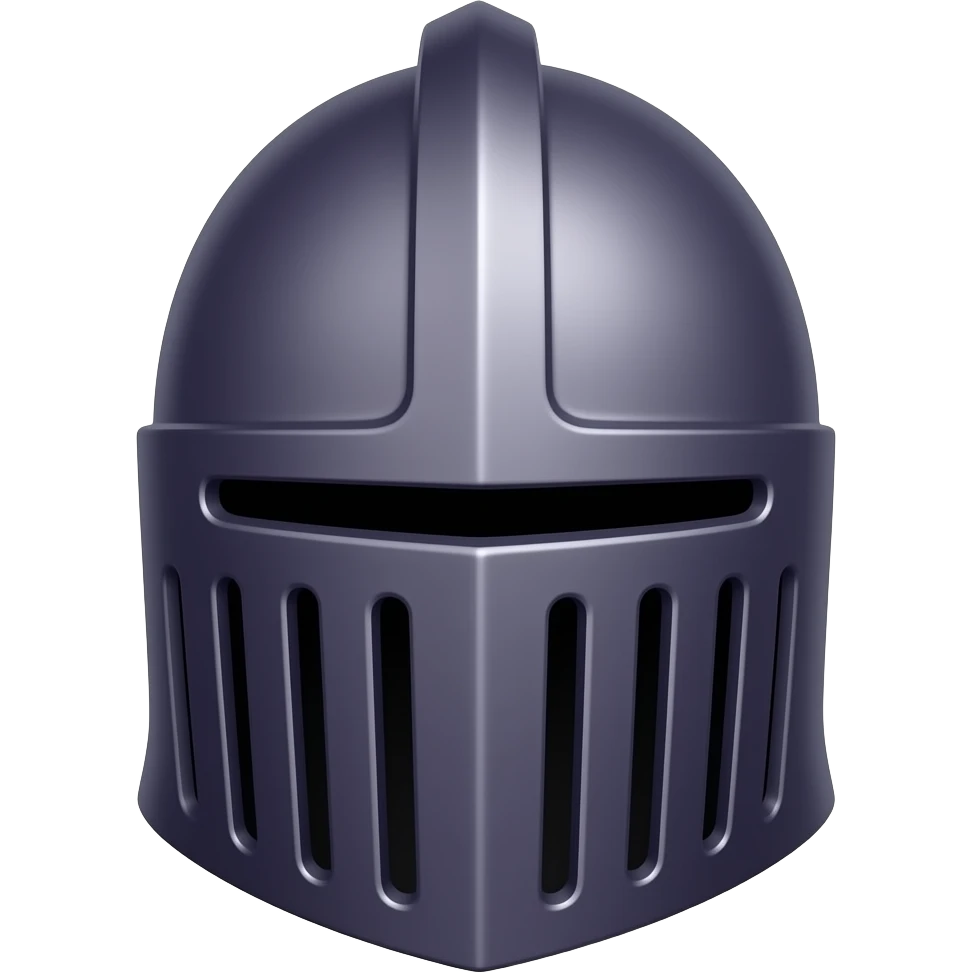 purple/dark knight helmet emoji