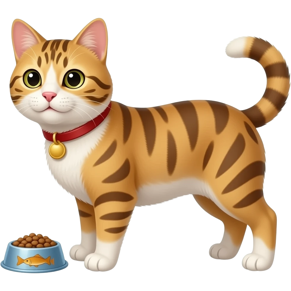 cat, fish, dog food emoji