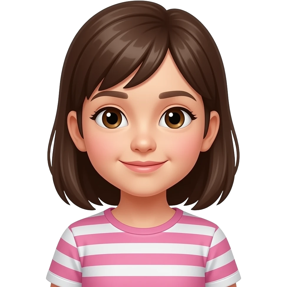Fais une petite fille de 8 ans emoji