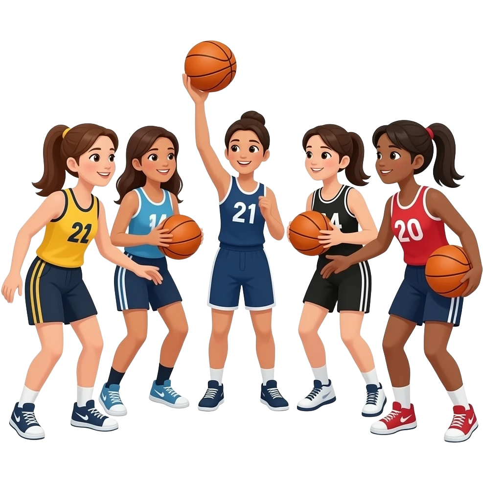 women doing sport together emoji