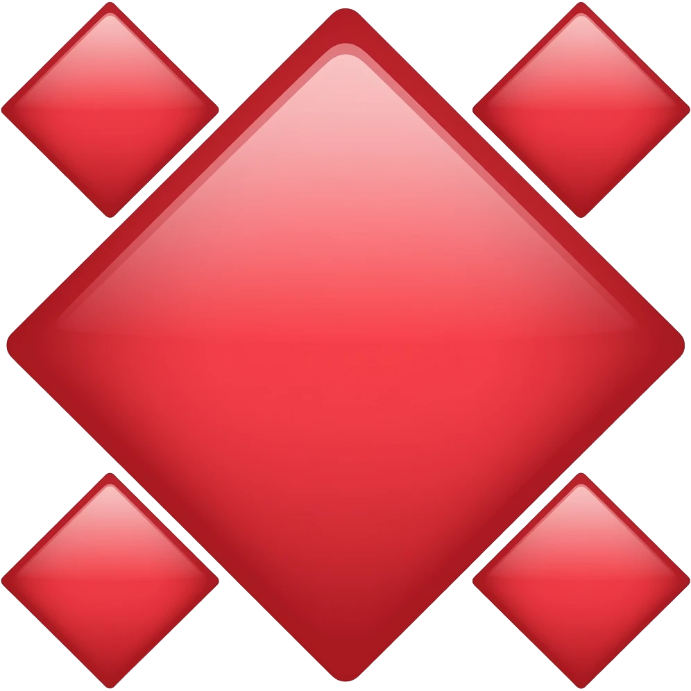 rombo rojo figurs emoji