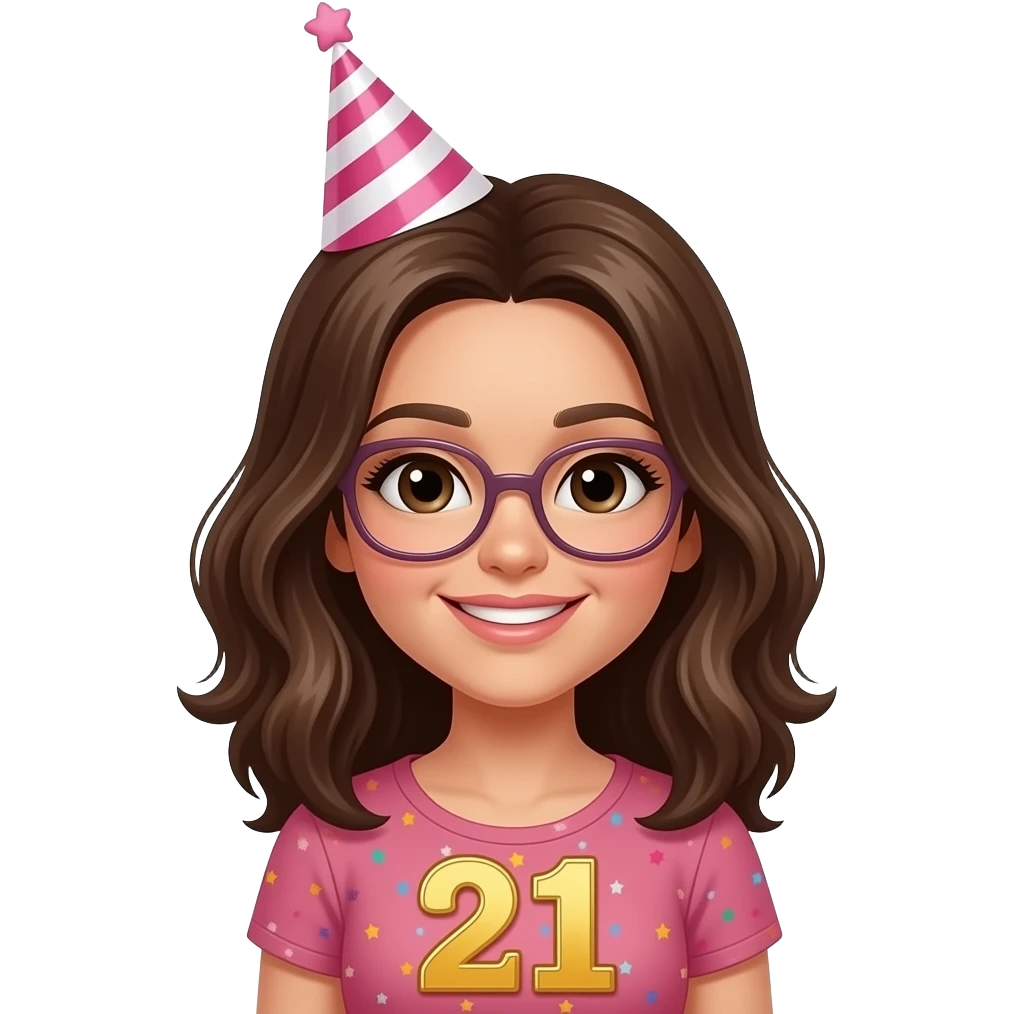 Anna's 21st  birthday emoji