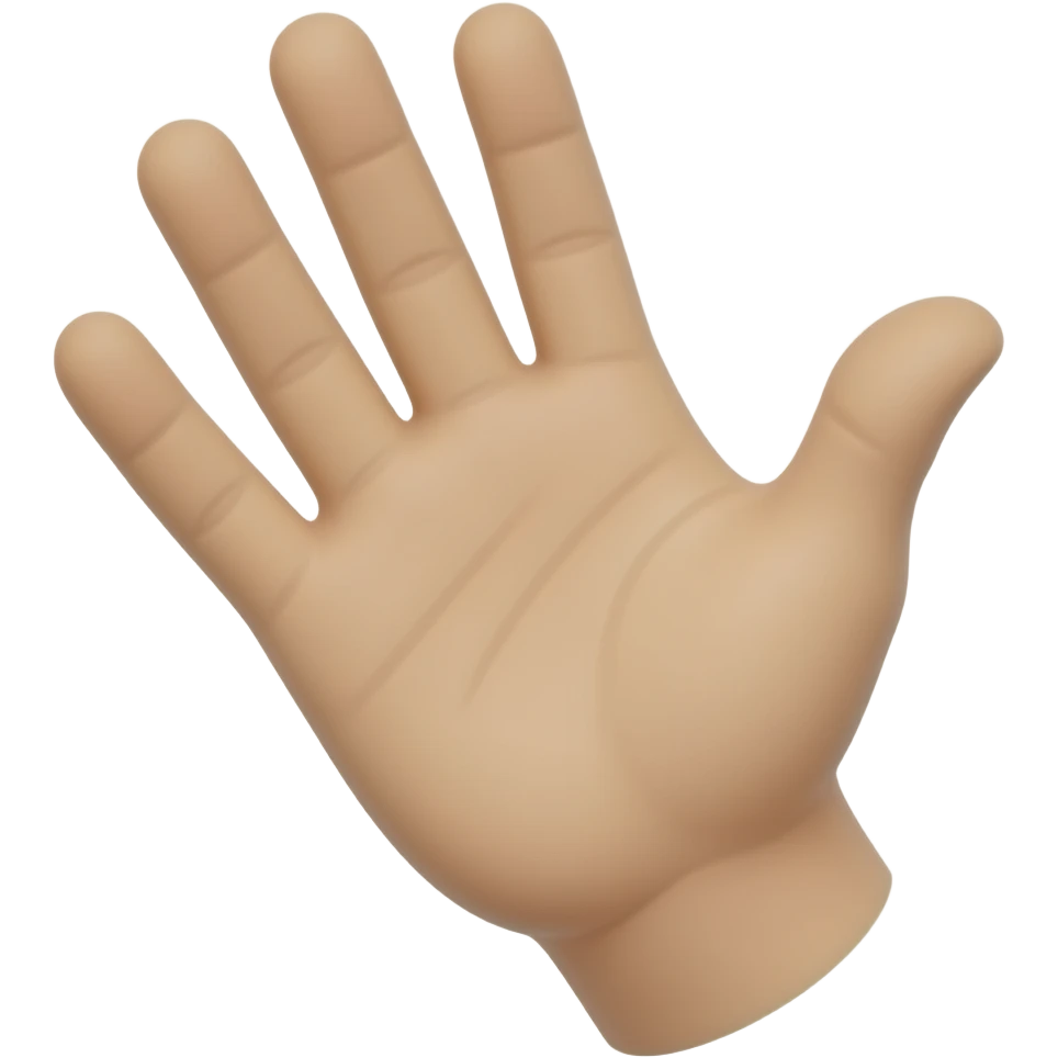 waving hand emoji