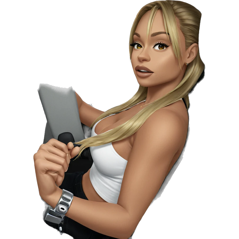 blonde girl in car interior emoji