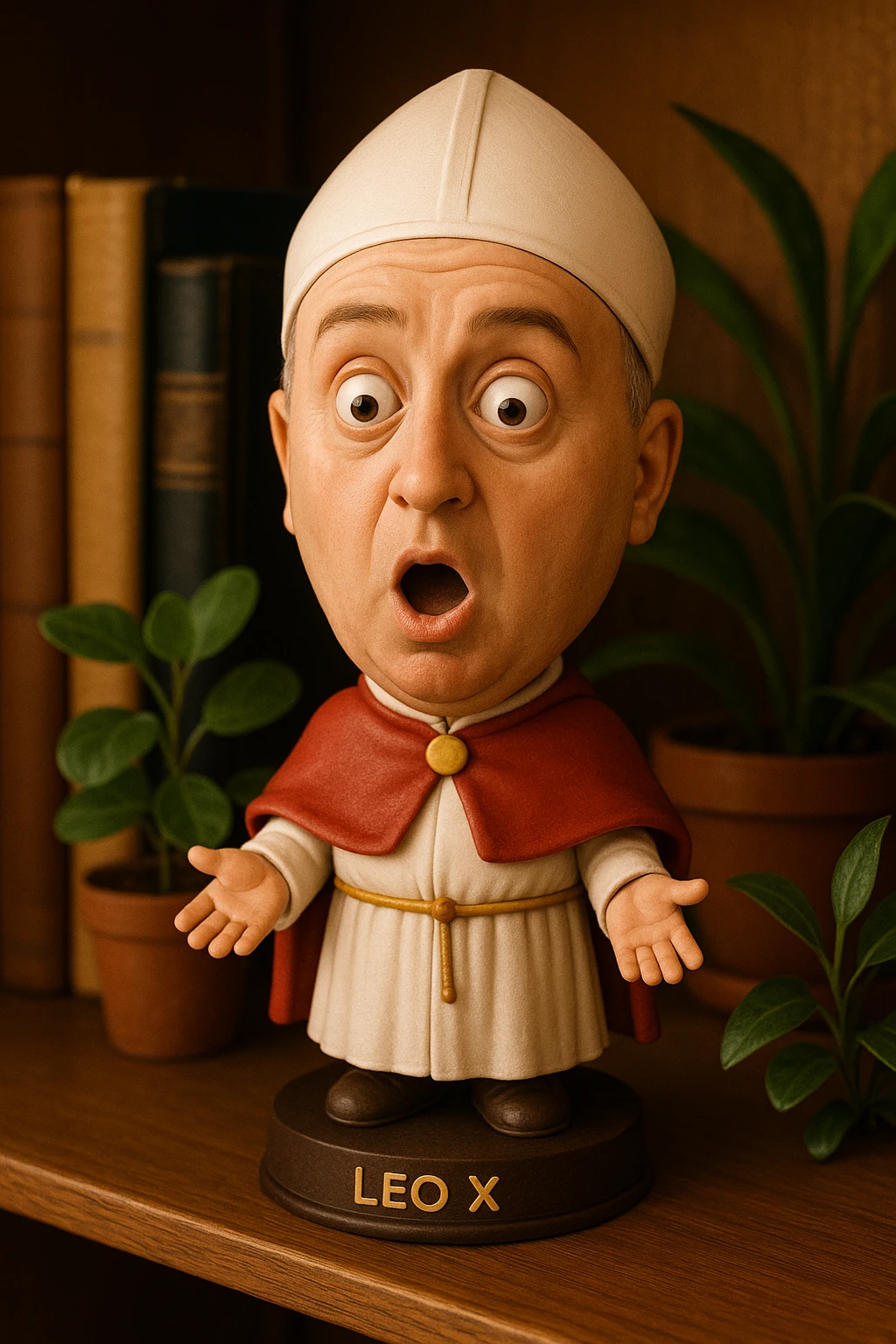 Удивленный Папа Римский Лев X emoji
