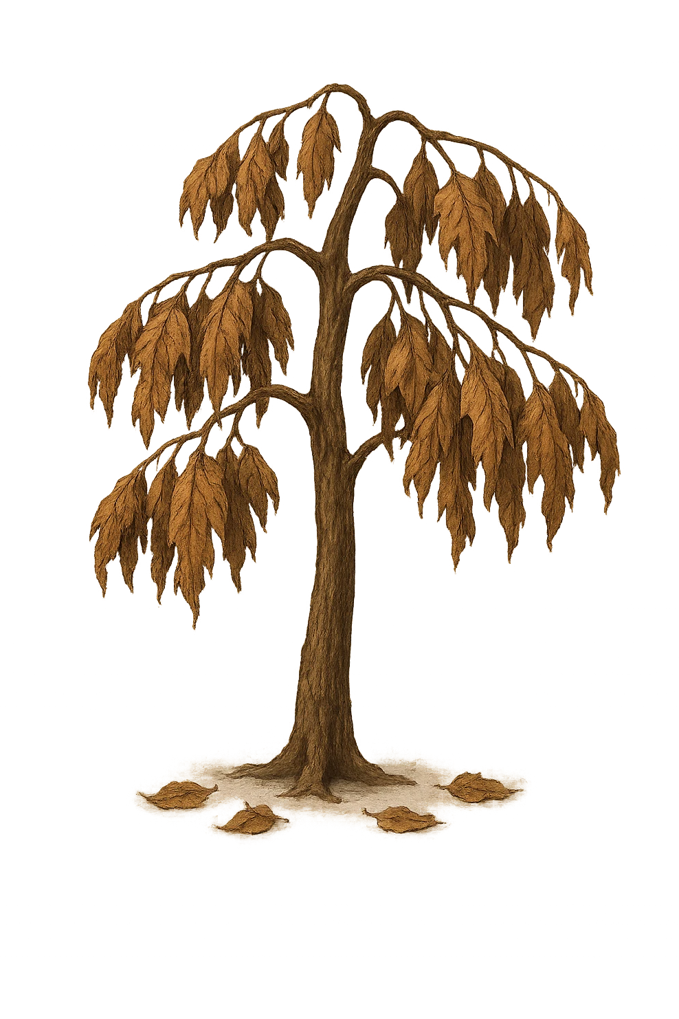 ALBERO APPASSITO AMMOSCIATO emoji