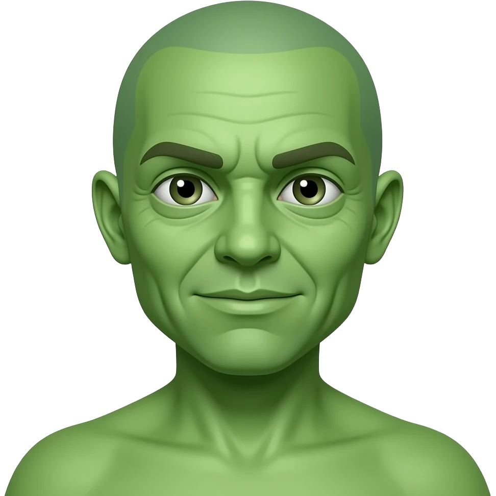 green skin character emoji