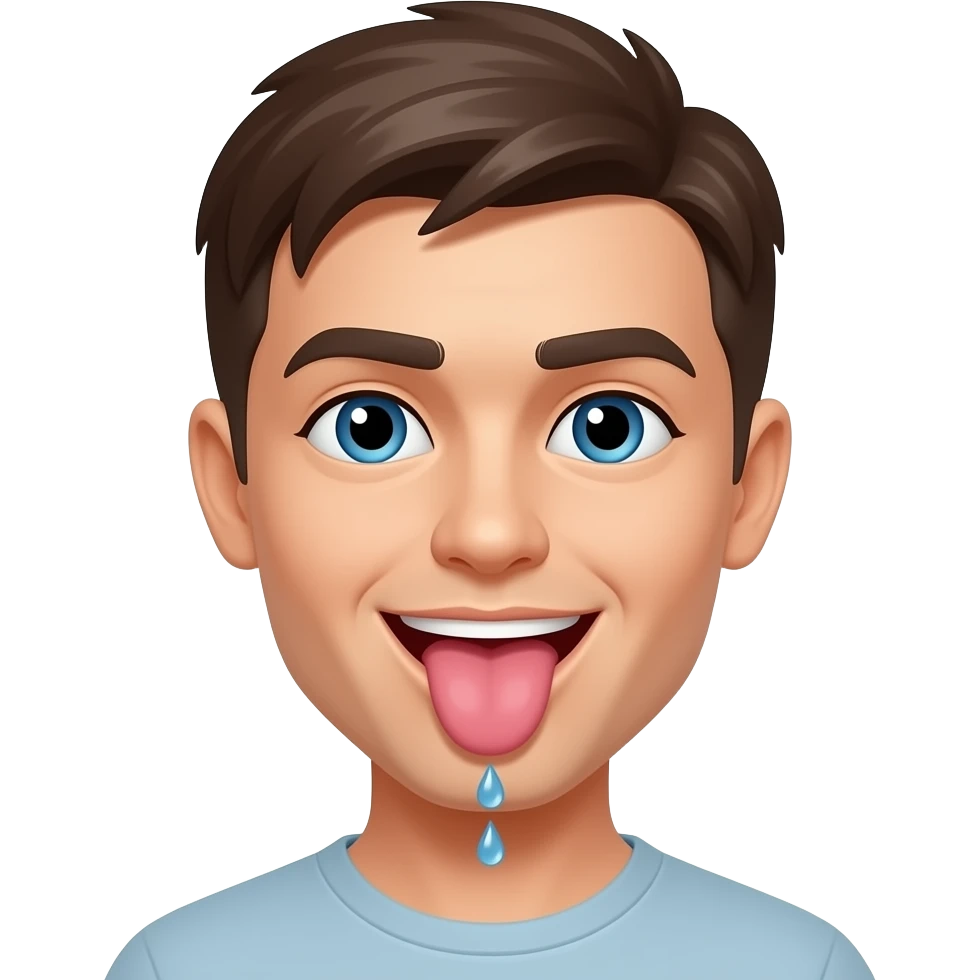 GOTA DE AGUA SACANDO LA LENGUA emoji
