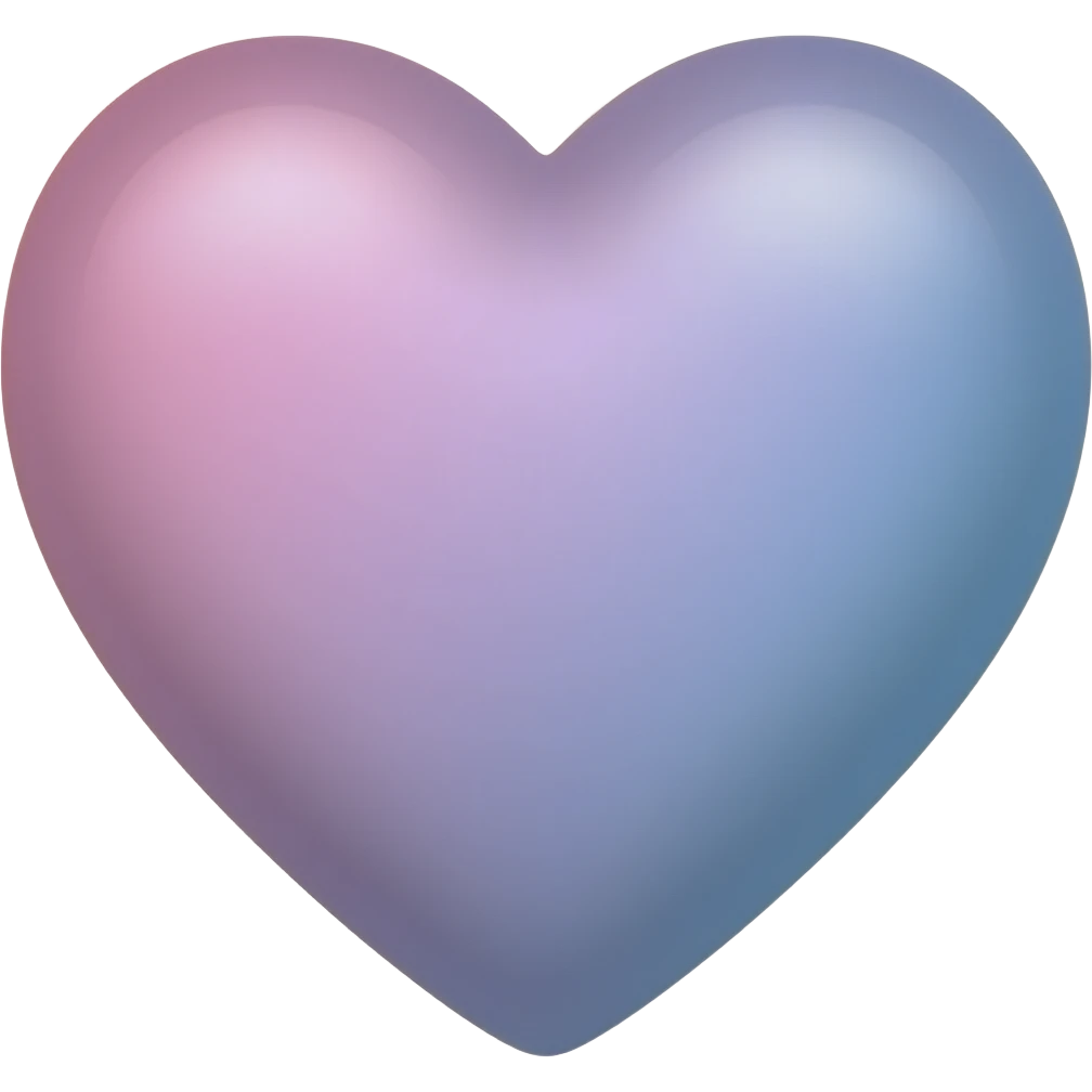 Pink and blue heart in one emoji