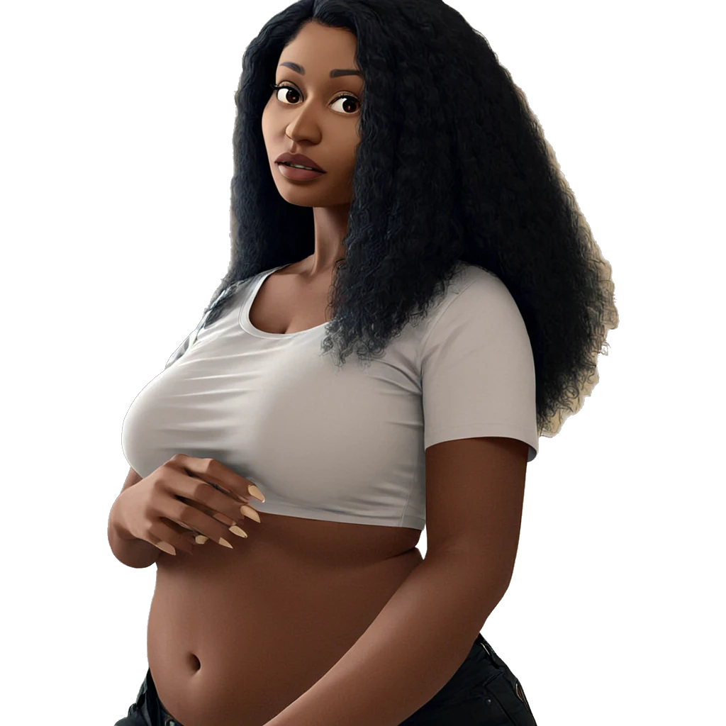 dark beauty with confidence emoji