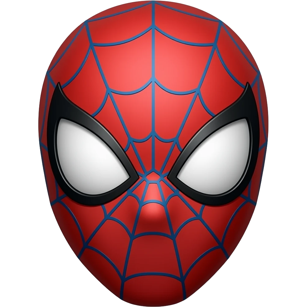 Spiderman mask emoji