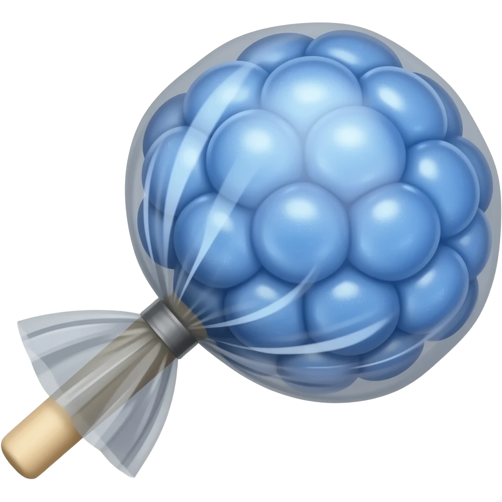 turn the blue raspberry from the brand “dumdums” in a emoji with the wrapper still covering it with a stick emoji