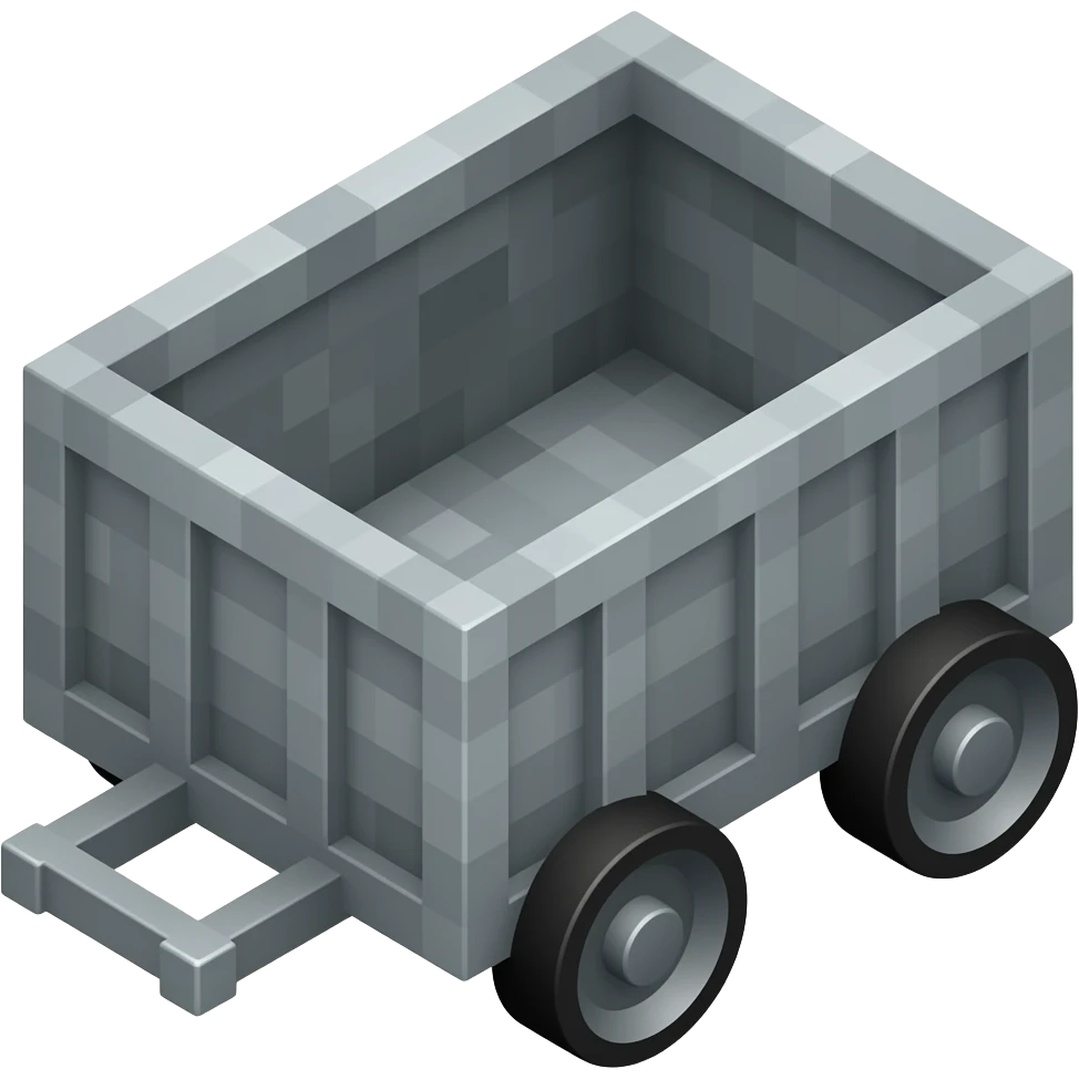 minecraft iron cart emoji