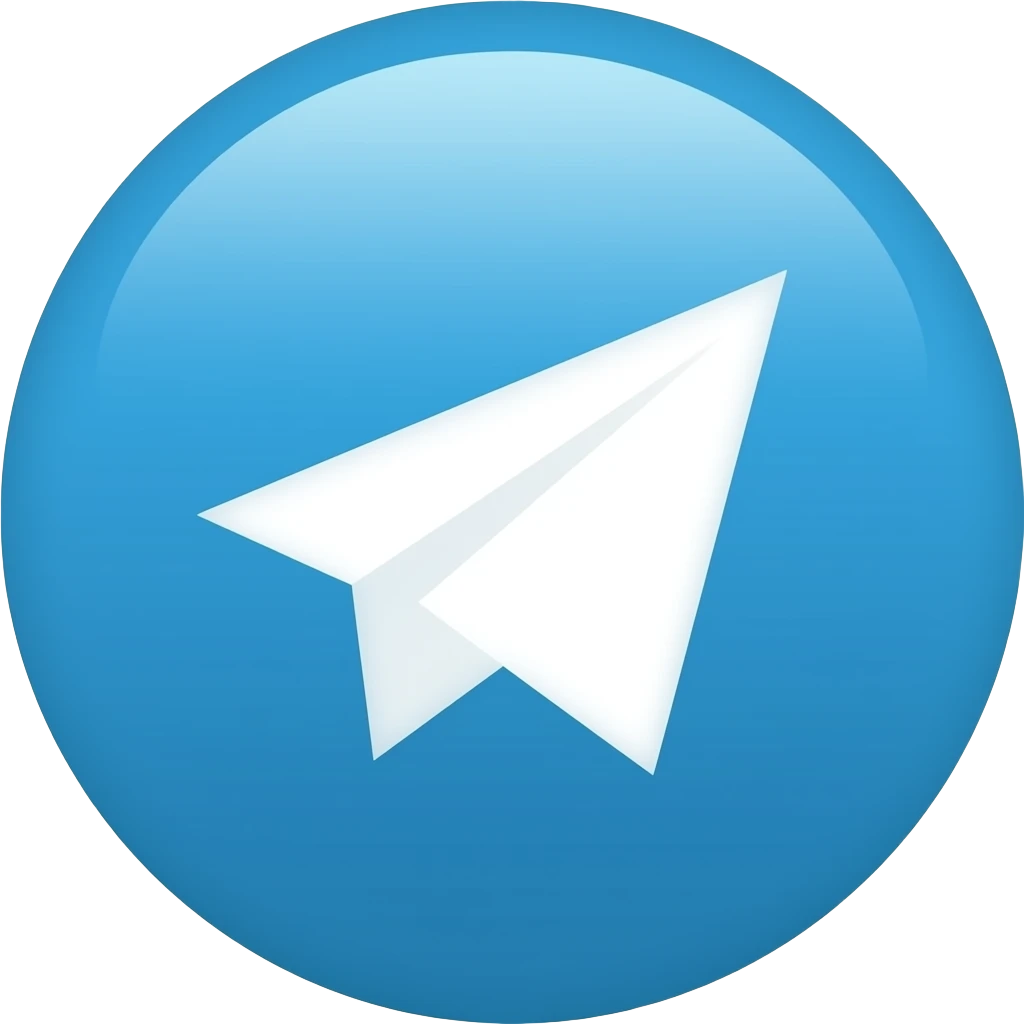 Telegram logo emoji