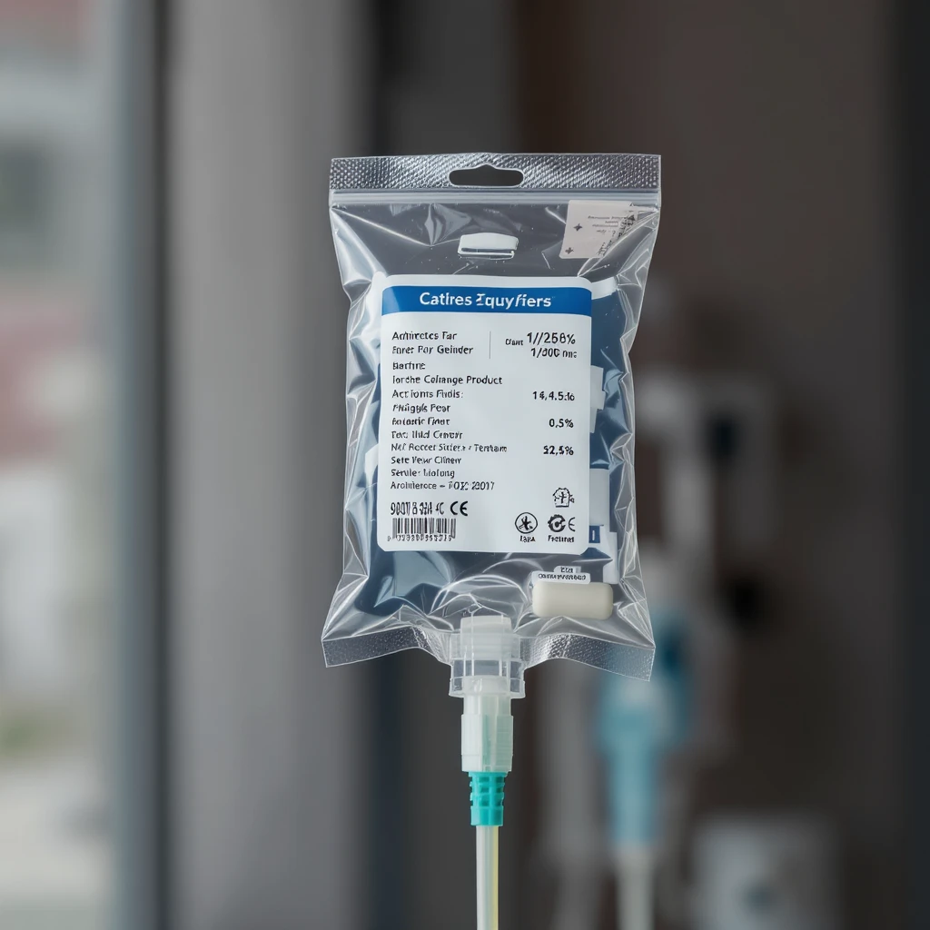 realistic icon of a catheter bag, medical equipment emoji