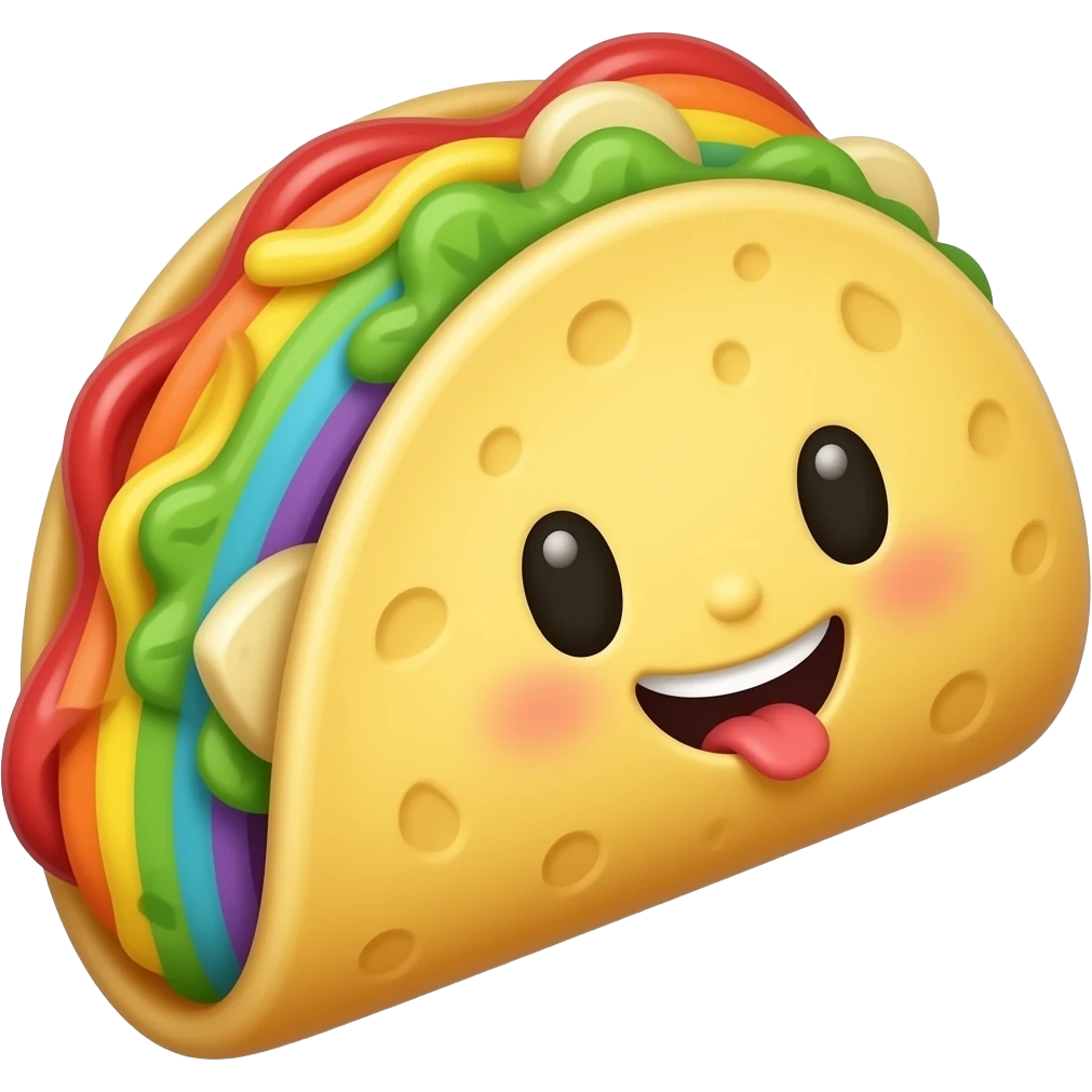 Happy  Gay Taco emoji