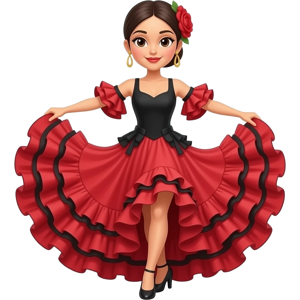 Flamenca bailando emoji