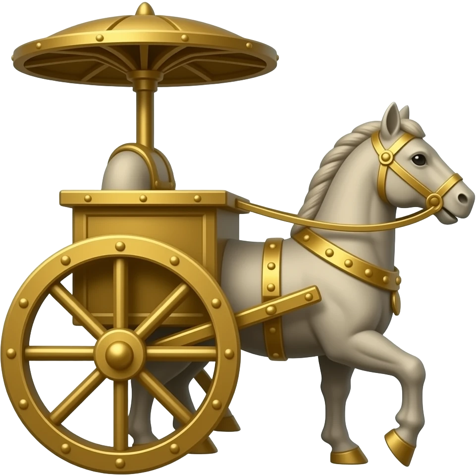 war Chariot emoji facing towords right side emoji
