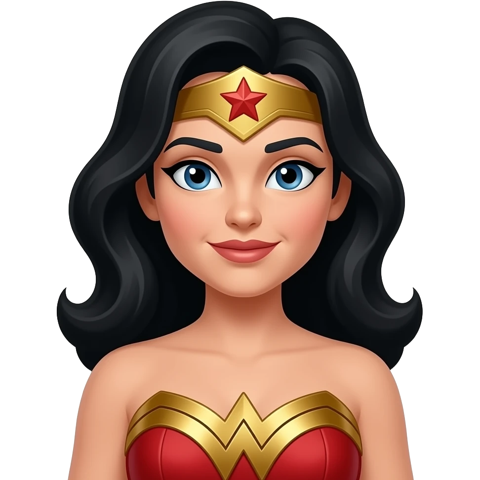 Wonder Woman from Heroes and Villains emoji