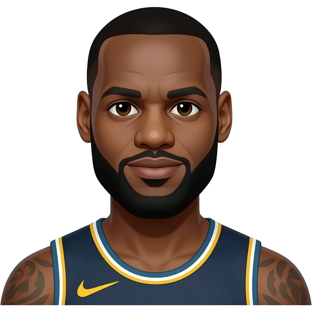 Make LeBron James and the hulk emoji