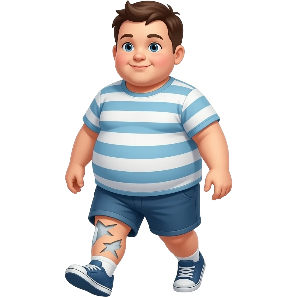 EN SU CAMISA PONE WILL. ESTA MUUUUUUUUUY TRISTE. HAZME A UN NIÑO TAN SUMAMENTE GORDO QUE AL CAMINAR SE HA ROTO LA PIERNA emoji