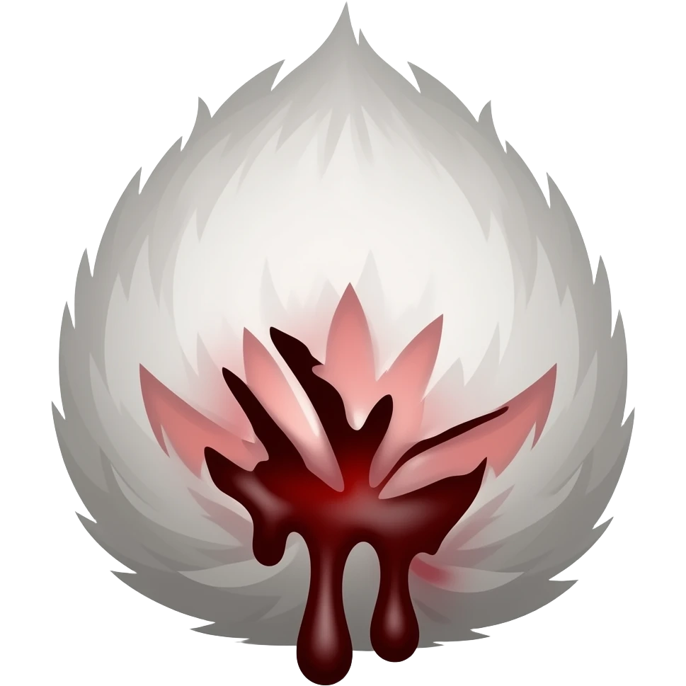 Blood rabbit tail emoji